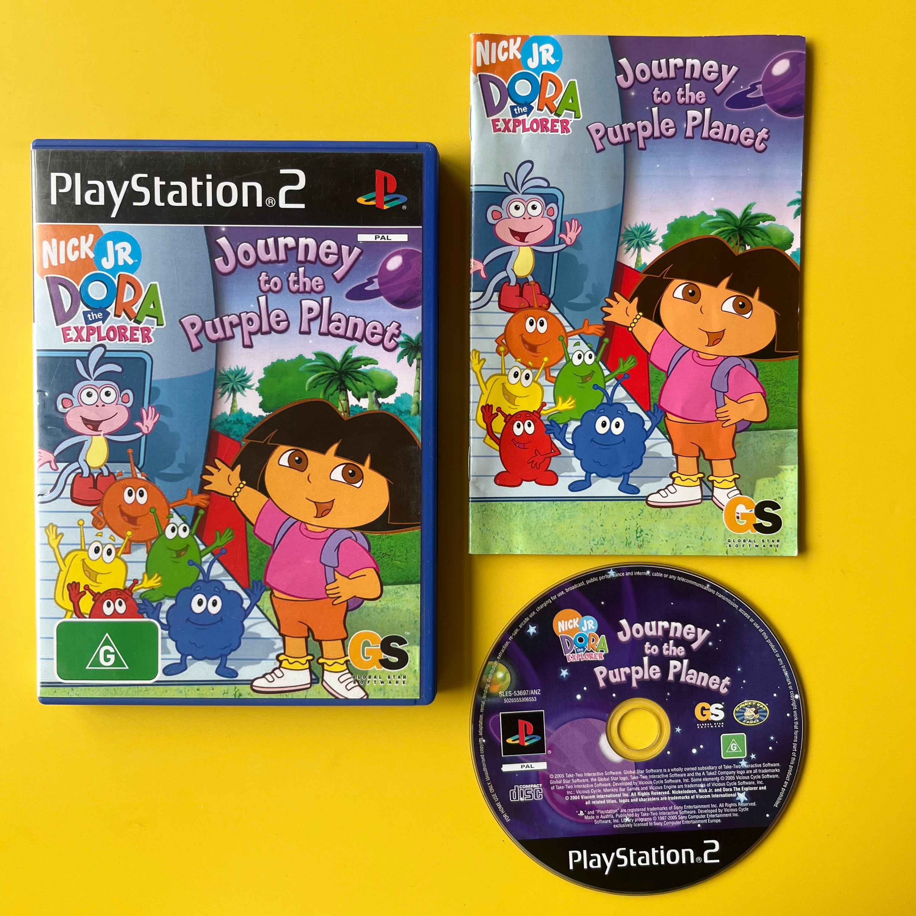 PS2 - Dora The Explorer - Journey to the Purple Planet