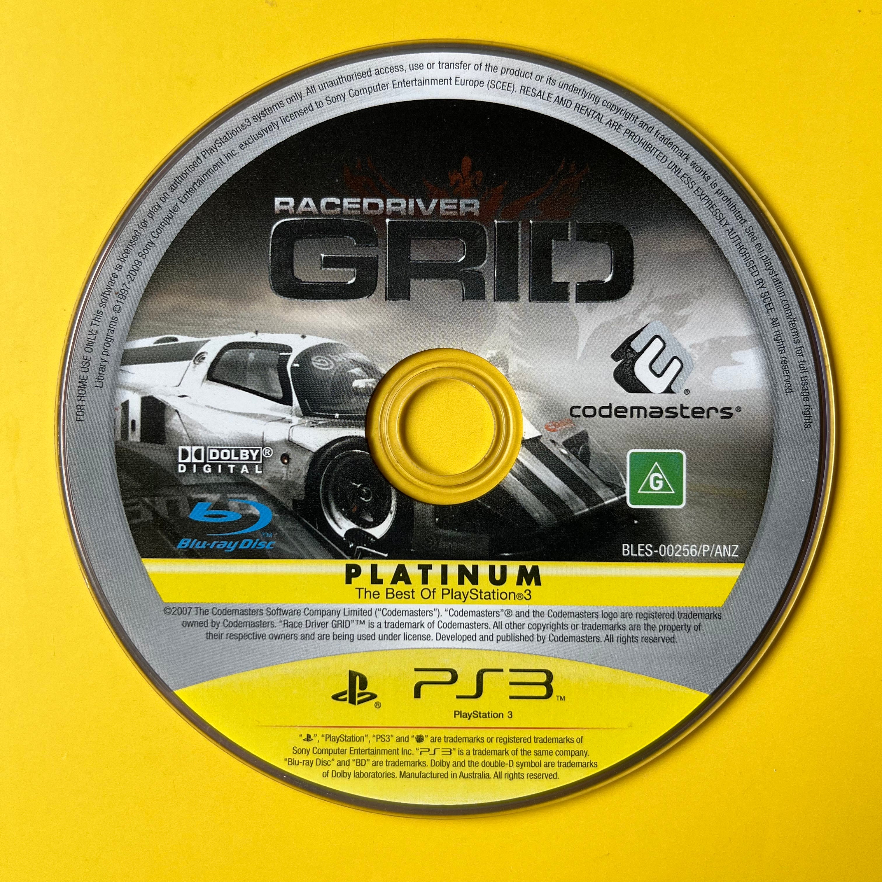 PS3 - Racedriver Grid