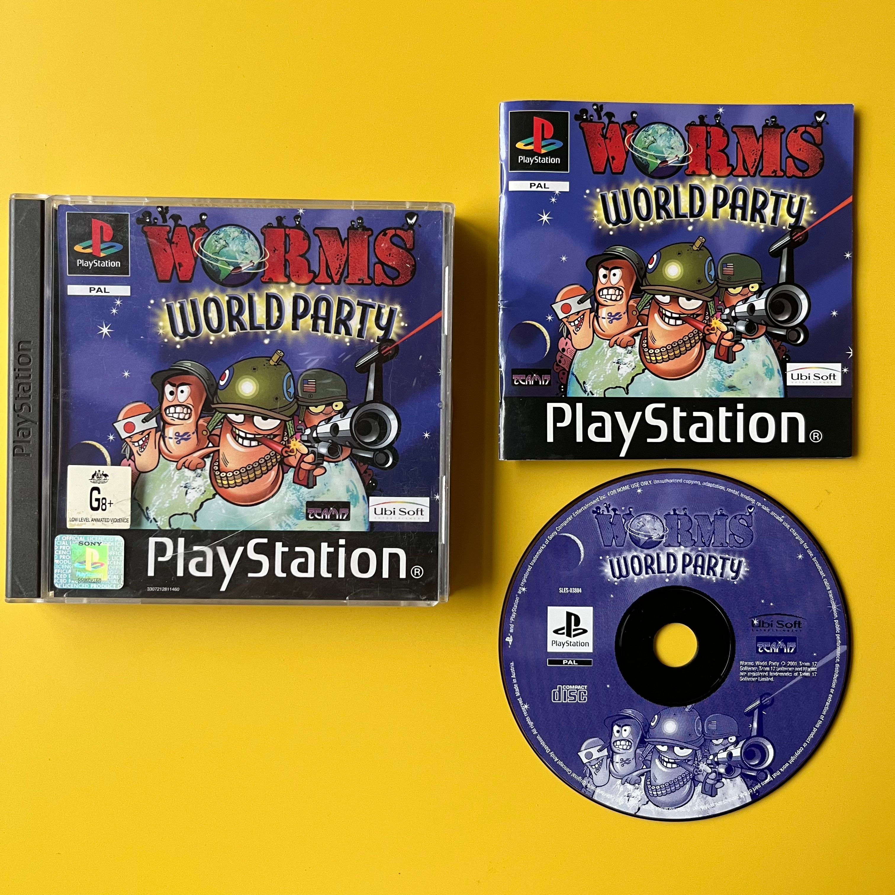 Buy PS1 - Worms World Party Online in Australia | PS1 - Worms World Party  for Sale