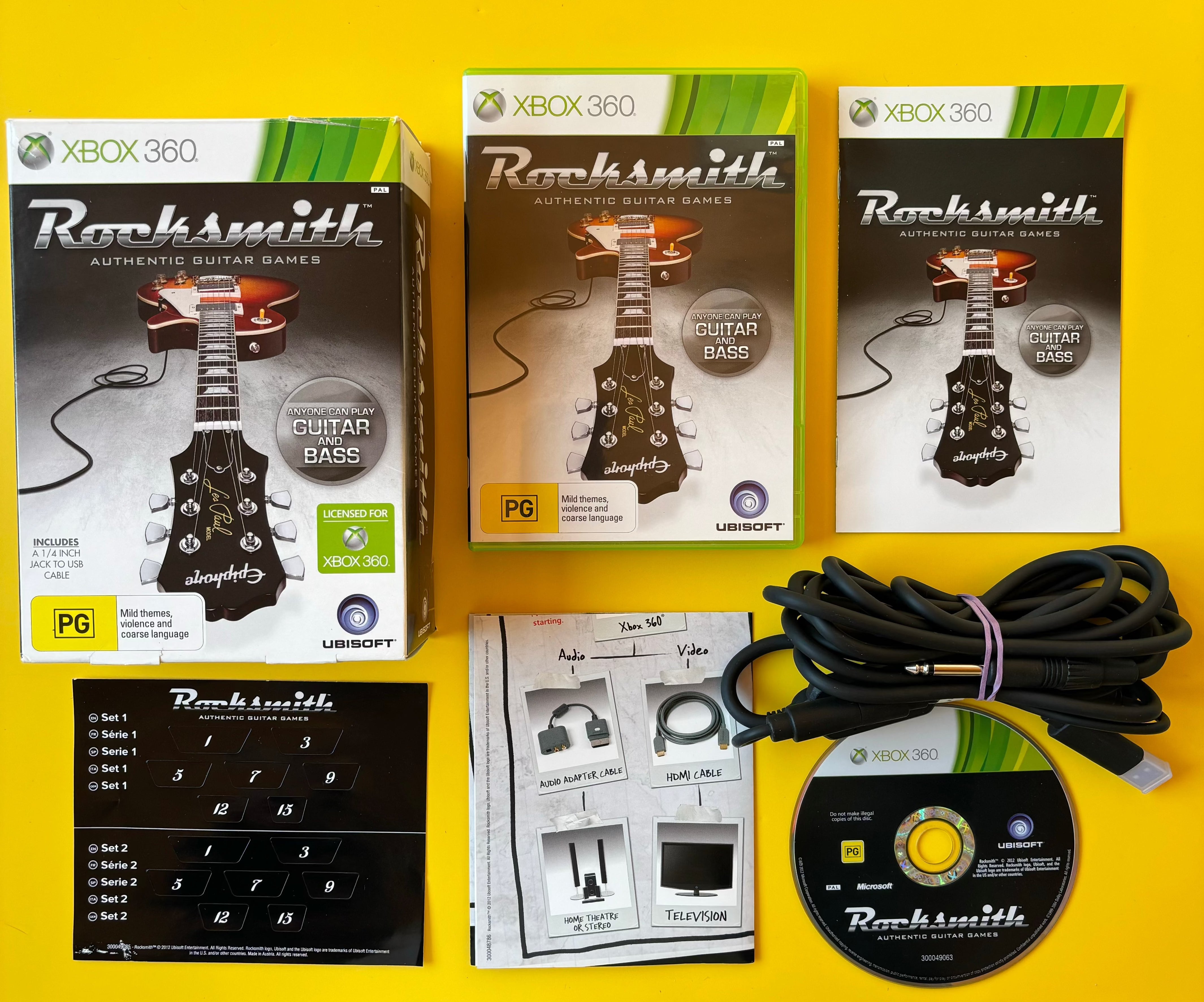 Xbox 360 - Rocksmith - Authentic Guitar Games - USB Cable