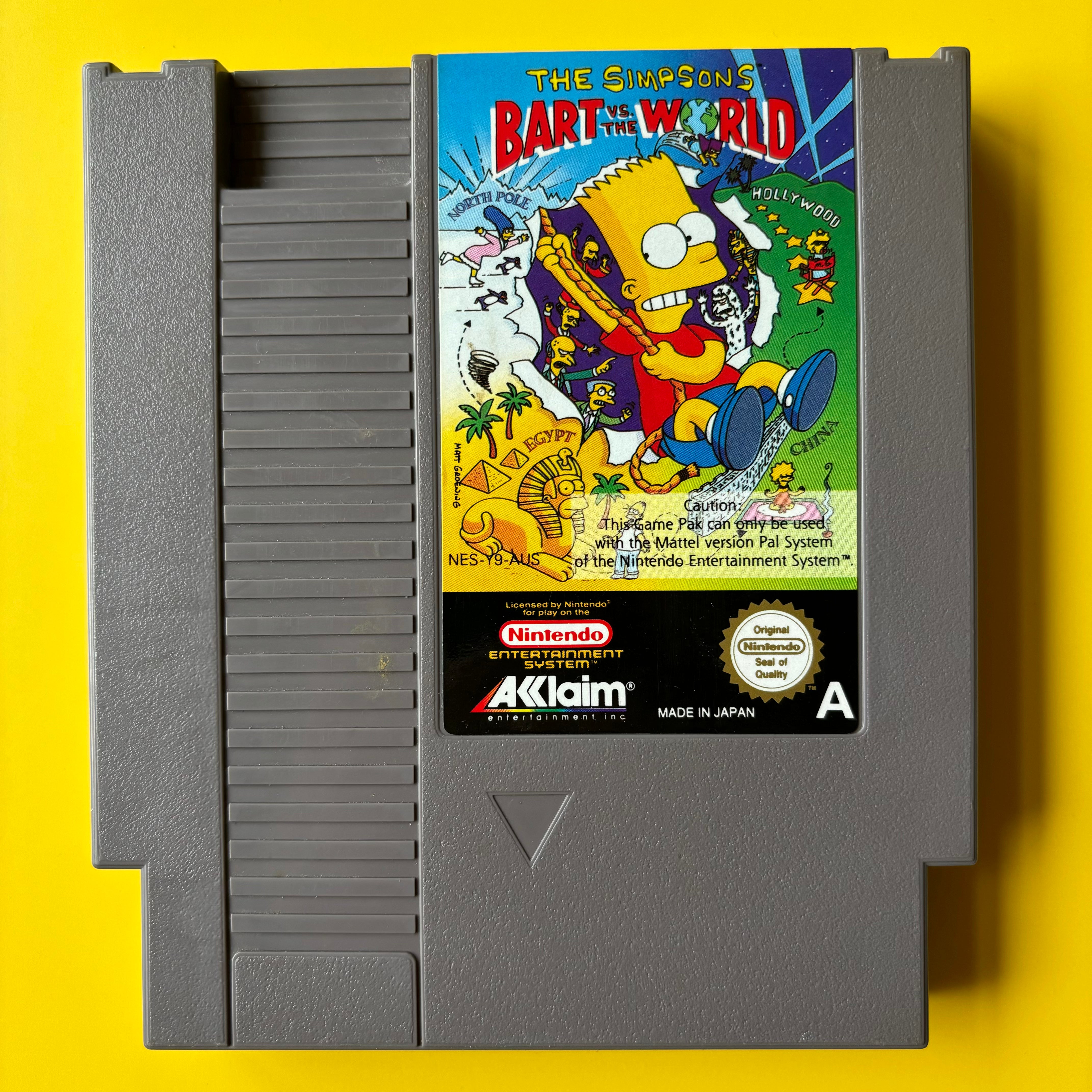 NES - The Simpsons Bart vs The World
