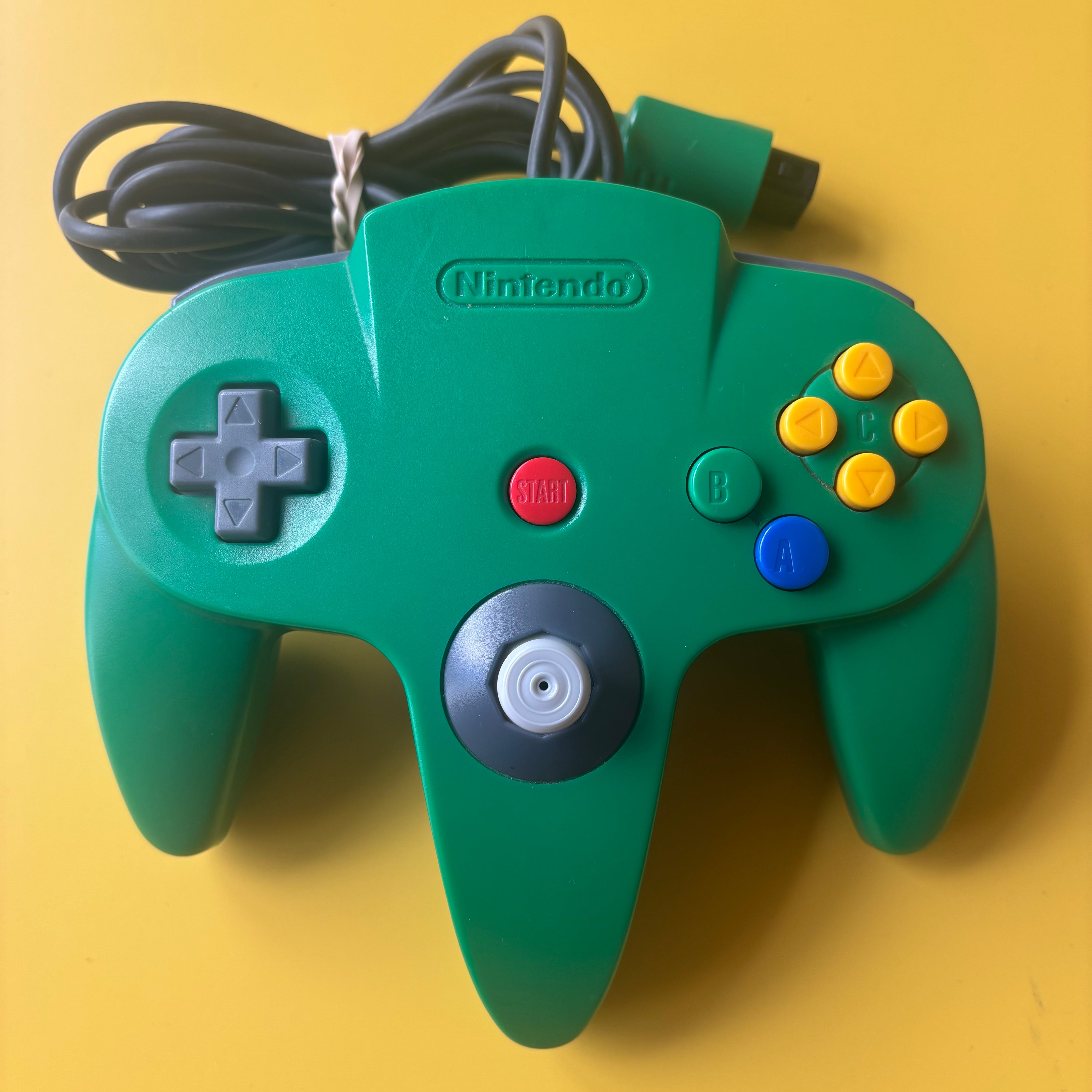 Nintendo 64 - Controller - Green - NEW JOYSTICK