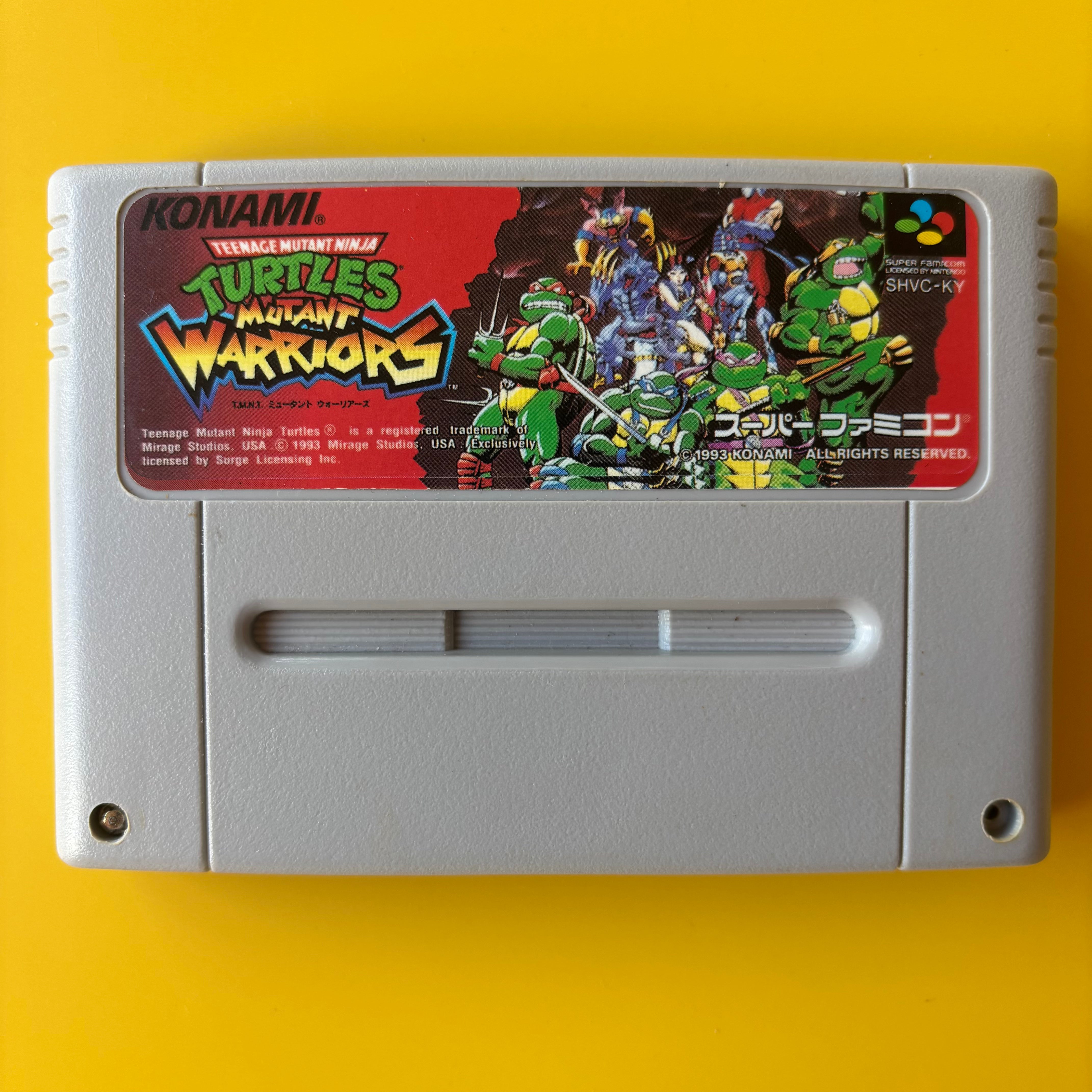 SNES - Teenage Mutant Ninja Turtles Mutant Warriors - Super Famicom