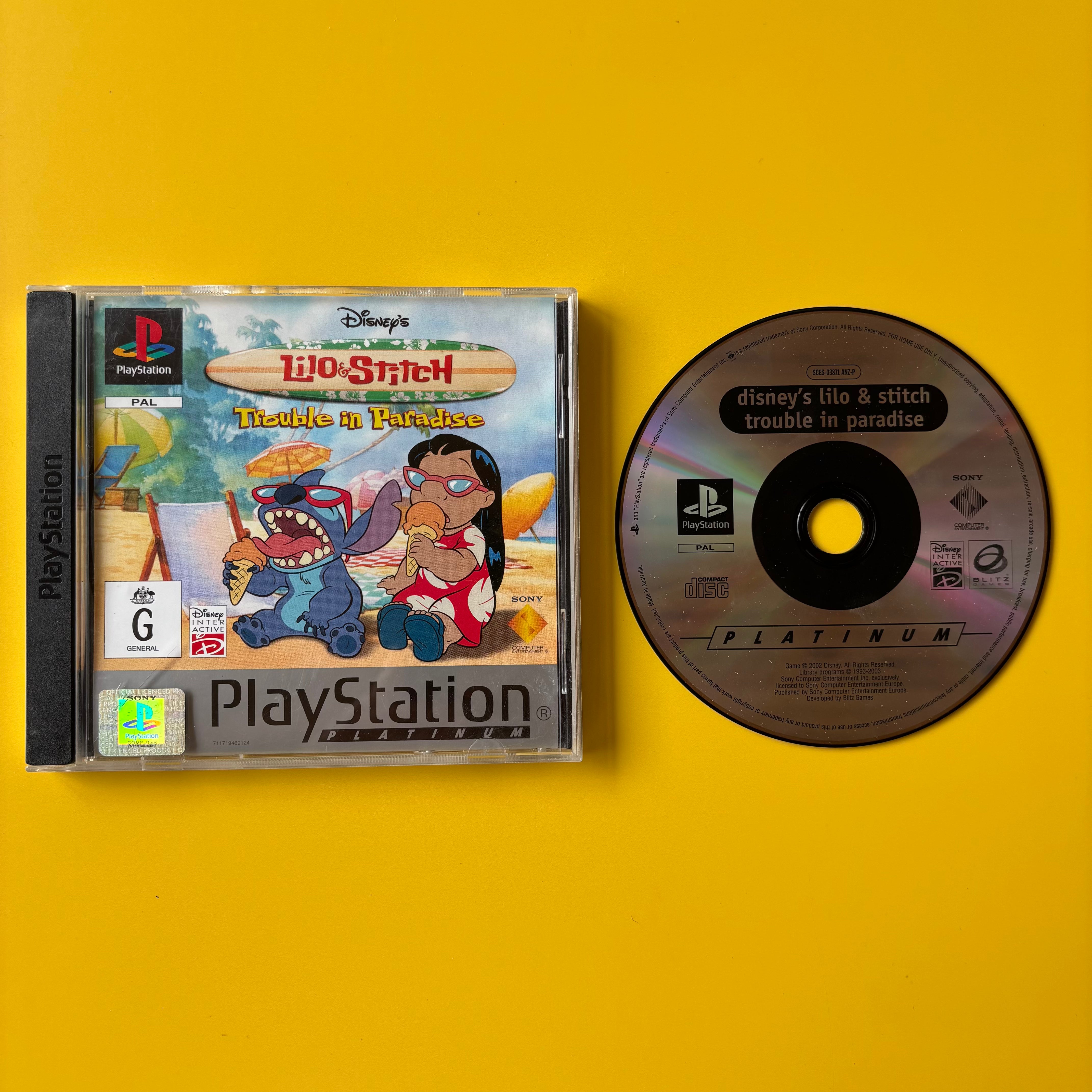 PS1 - Disney&#39;s Lilo &amp; Stitch Trouble in Paradise