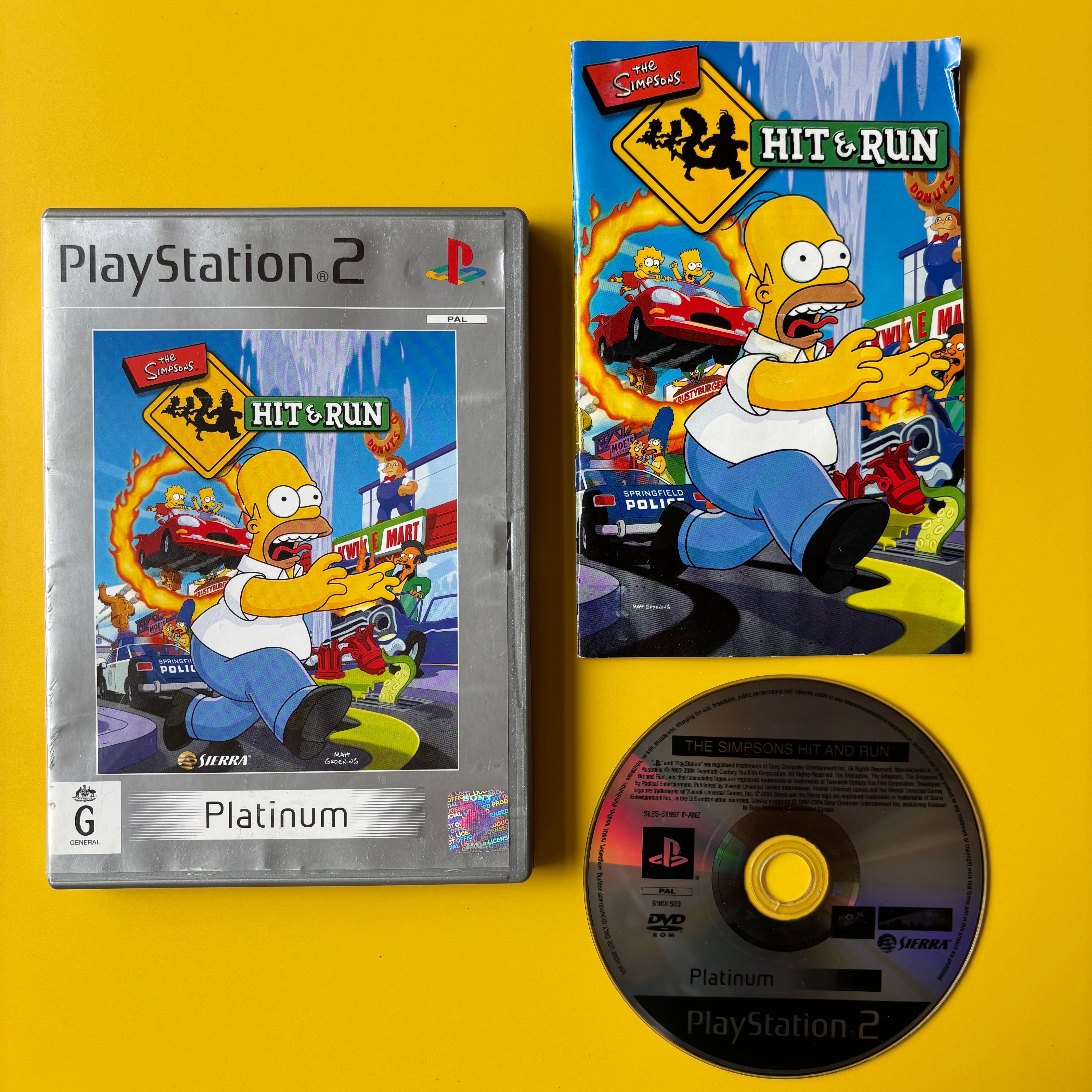 PS2 - The Simpsons Hit &amp; Run