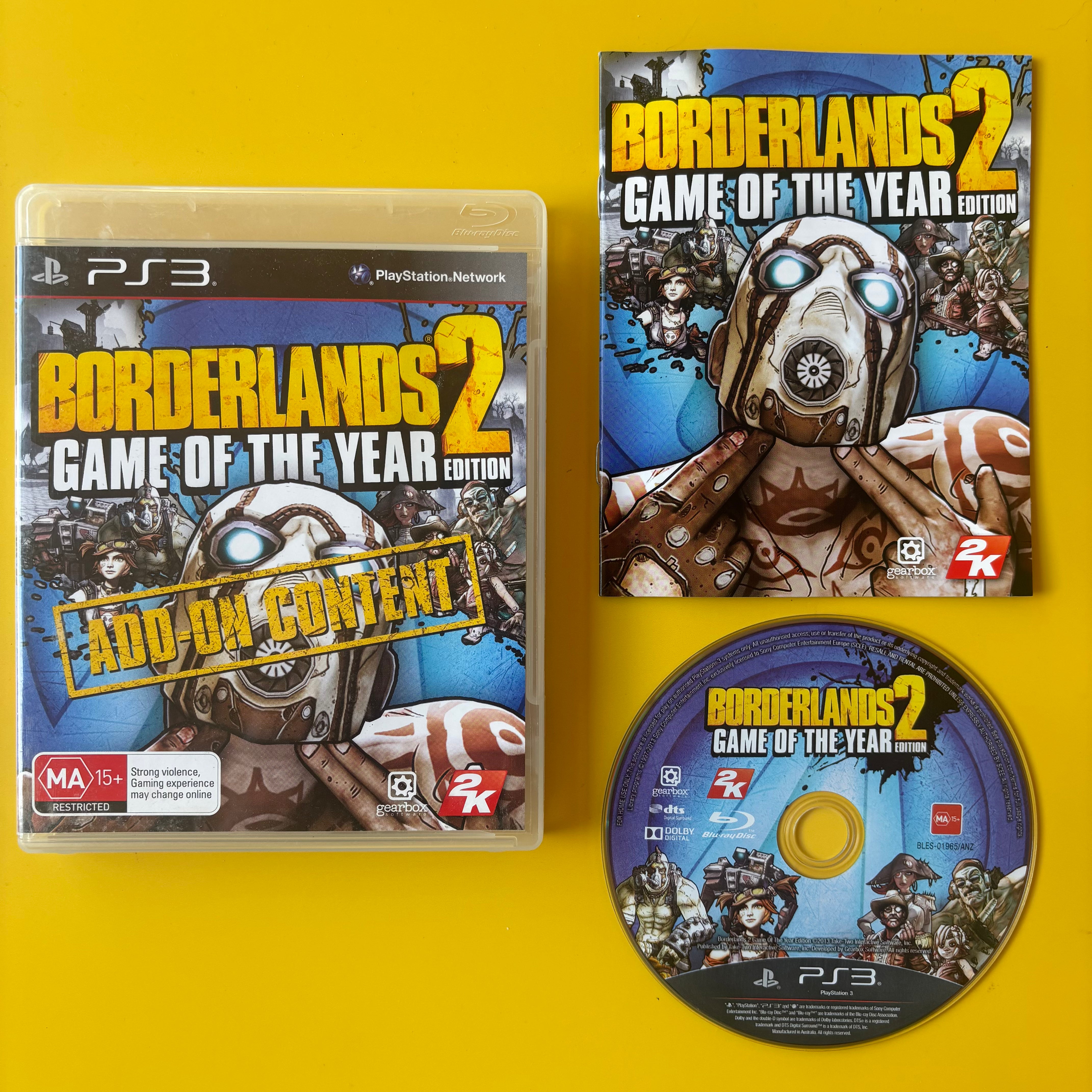 PS3 - Borderlands 2 - Game of the Year Edition - Add-On Content