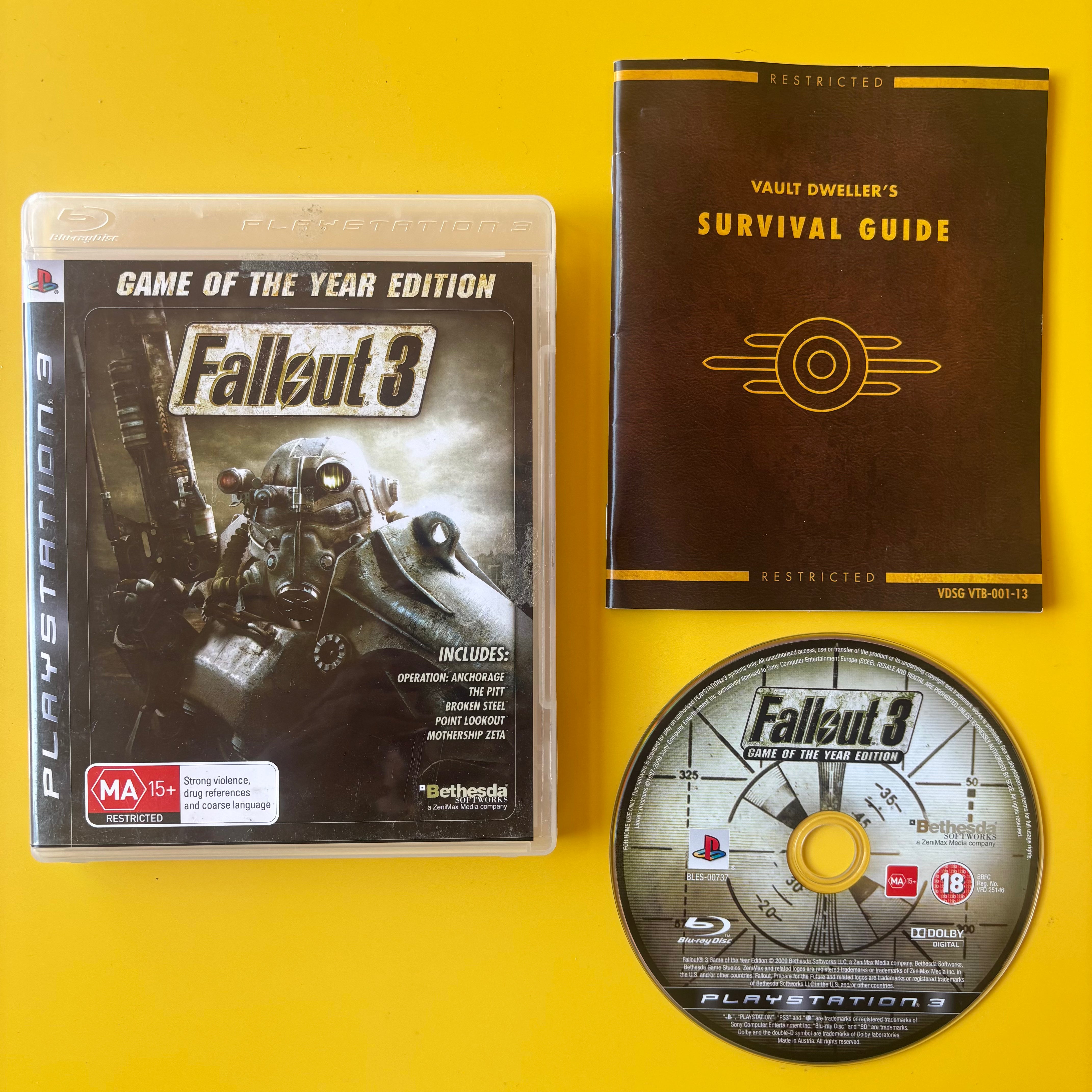 PS3 - Fallout 3 - Game of the Year Edition