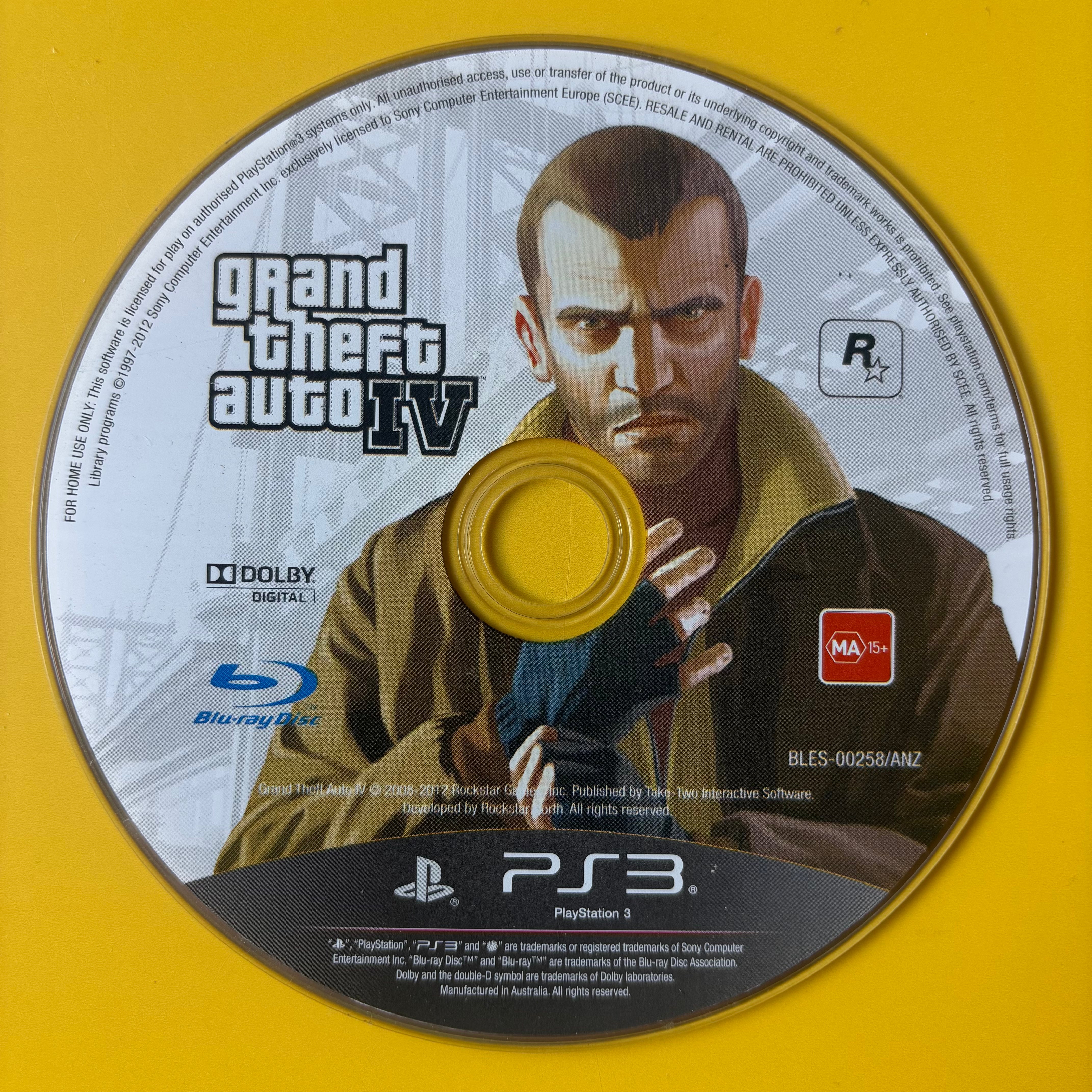 PS3 - Grand Theft Auto IV