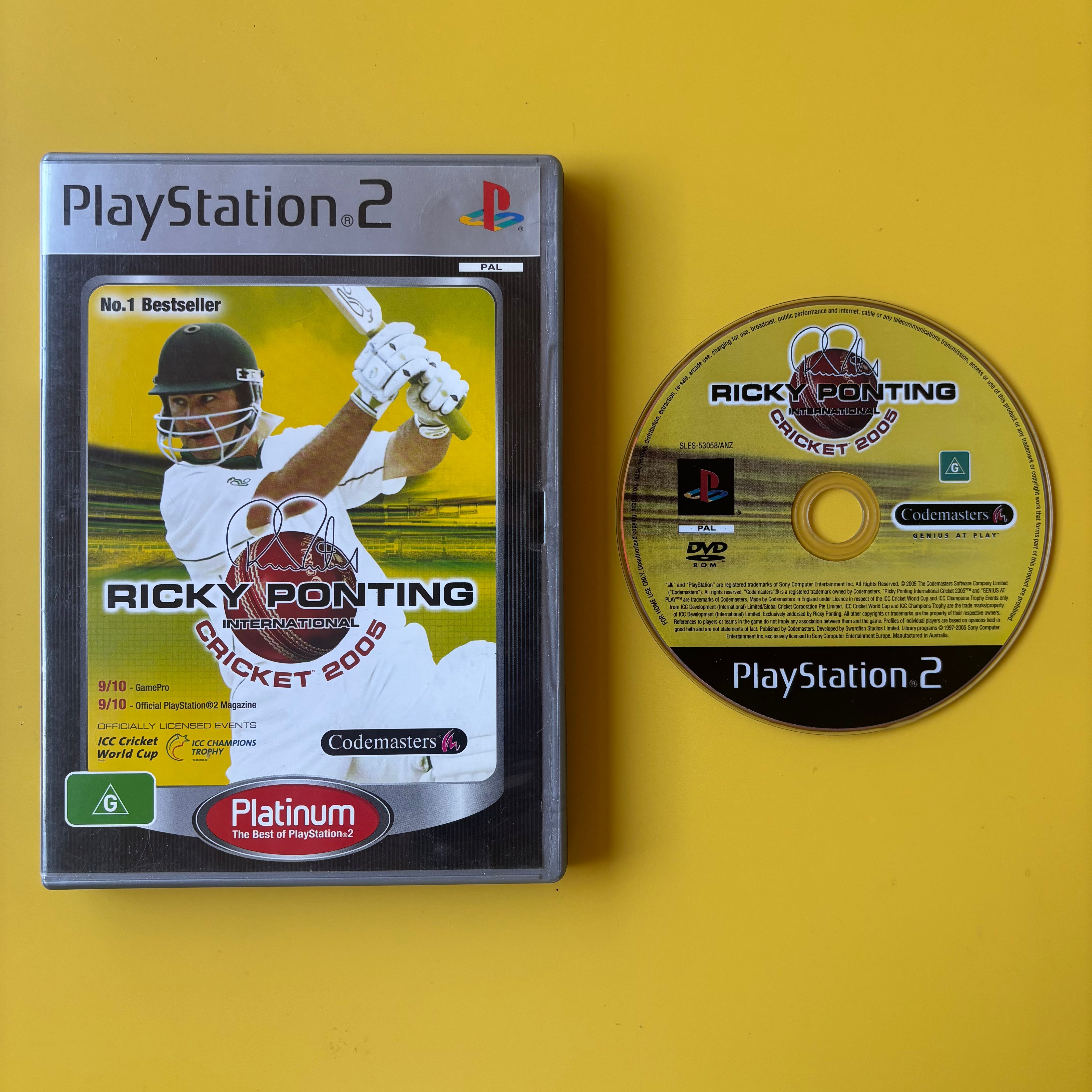 PS2 - Ricky Ponting International Cricket 2005