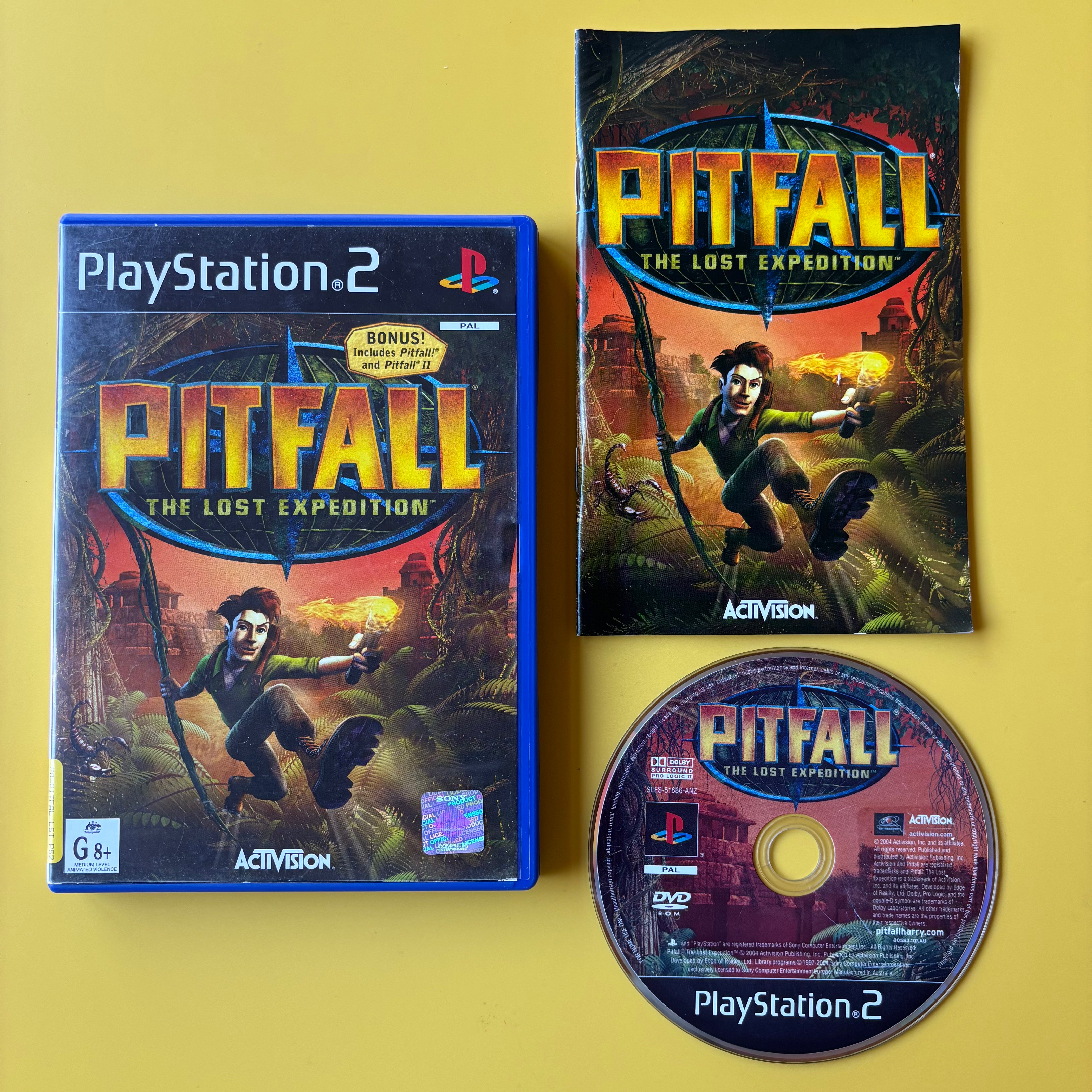 PS2 - Pitfall The Lost Expedition