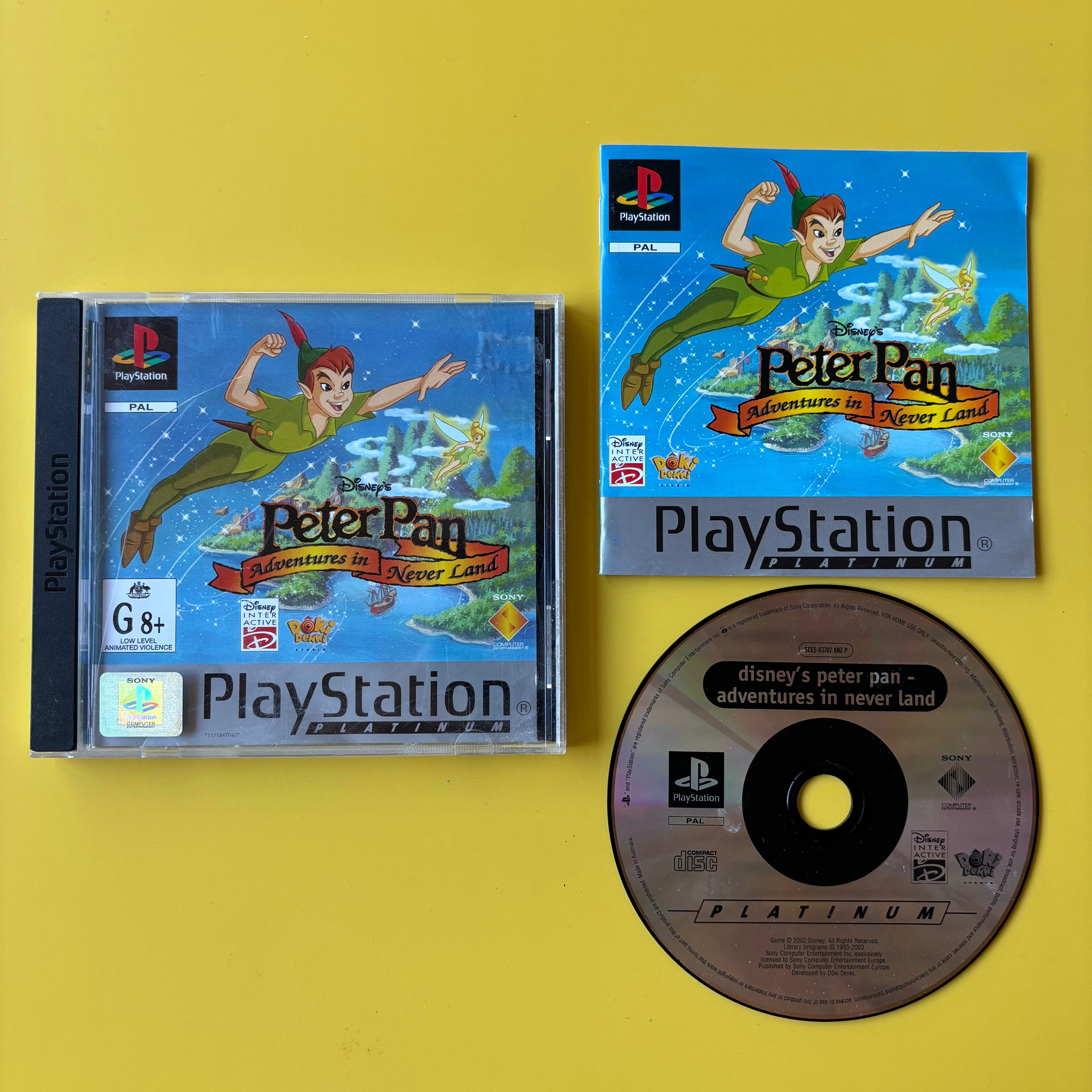 PS1 - Disney&#39;s Peter Pan Adventure In Never Land