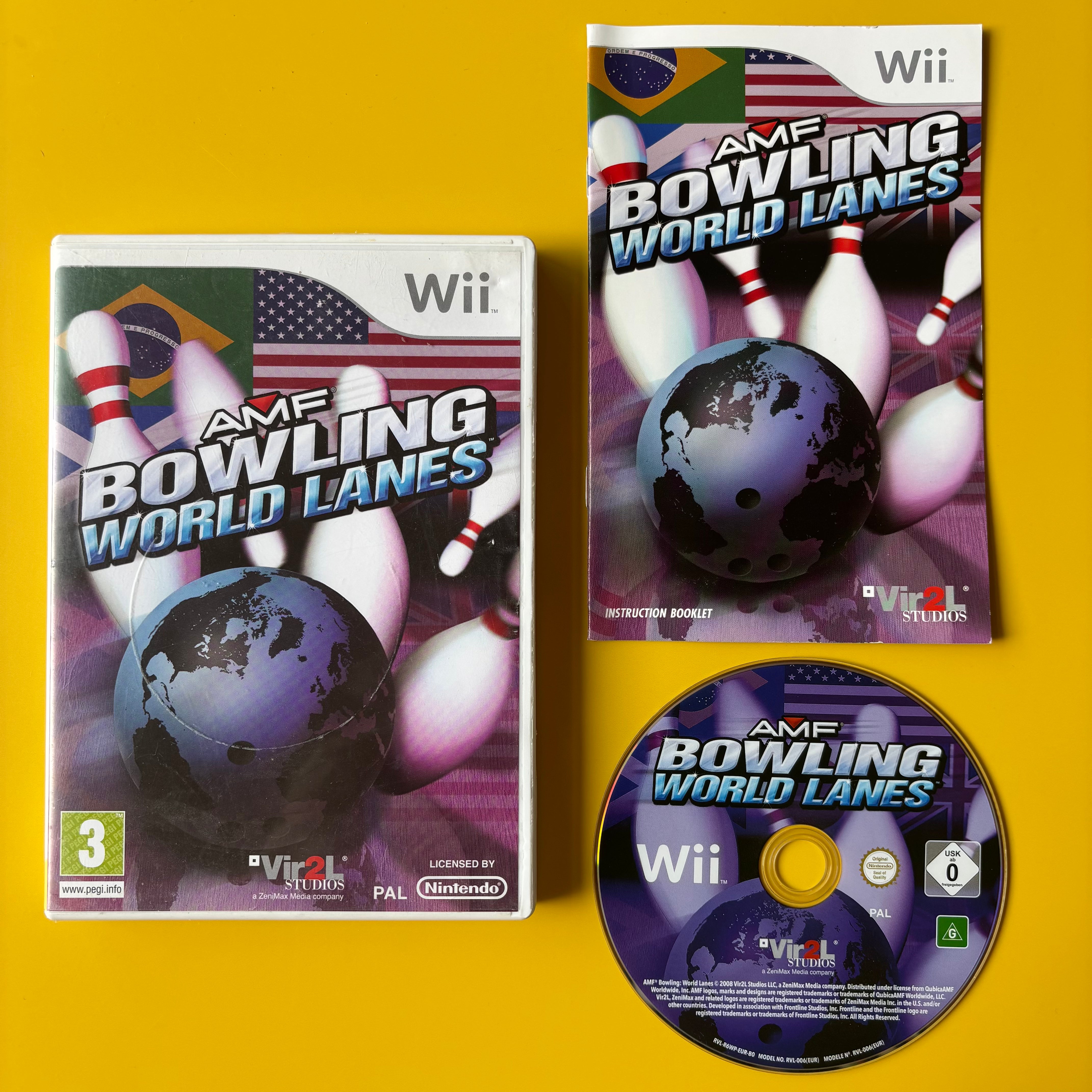 Wii - AMF Bowling World Lanes