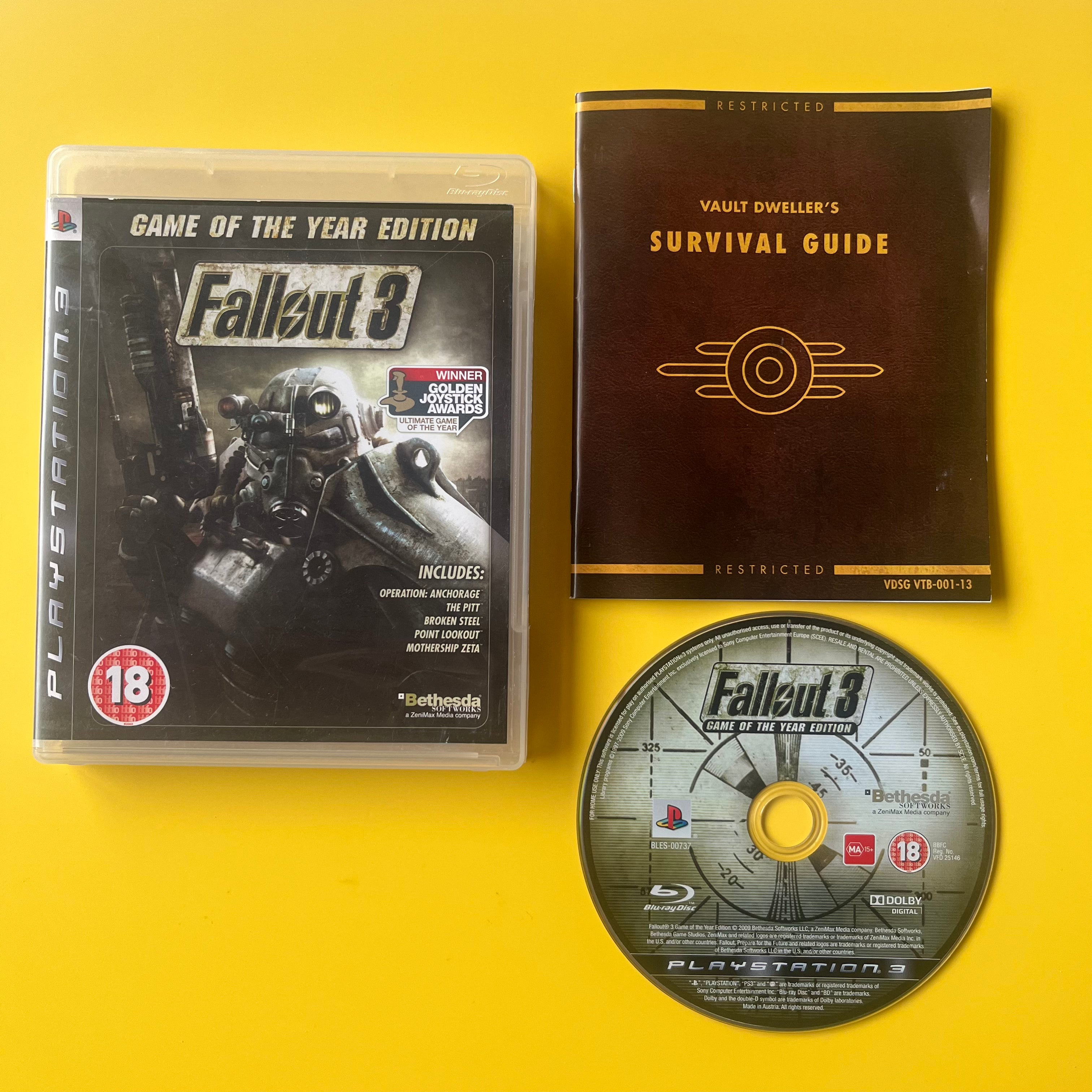 PS3 - Fallout 3 - Game of the Year Edition