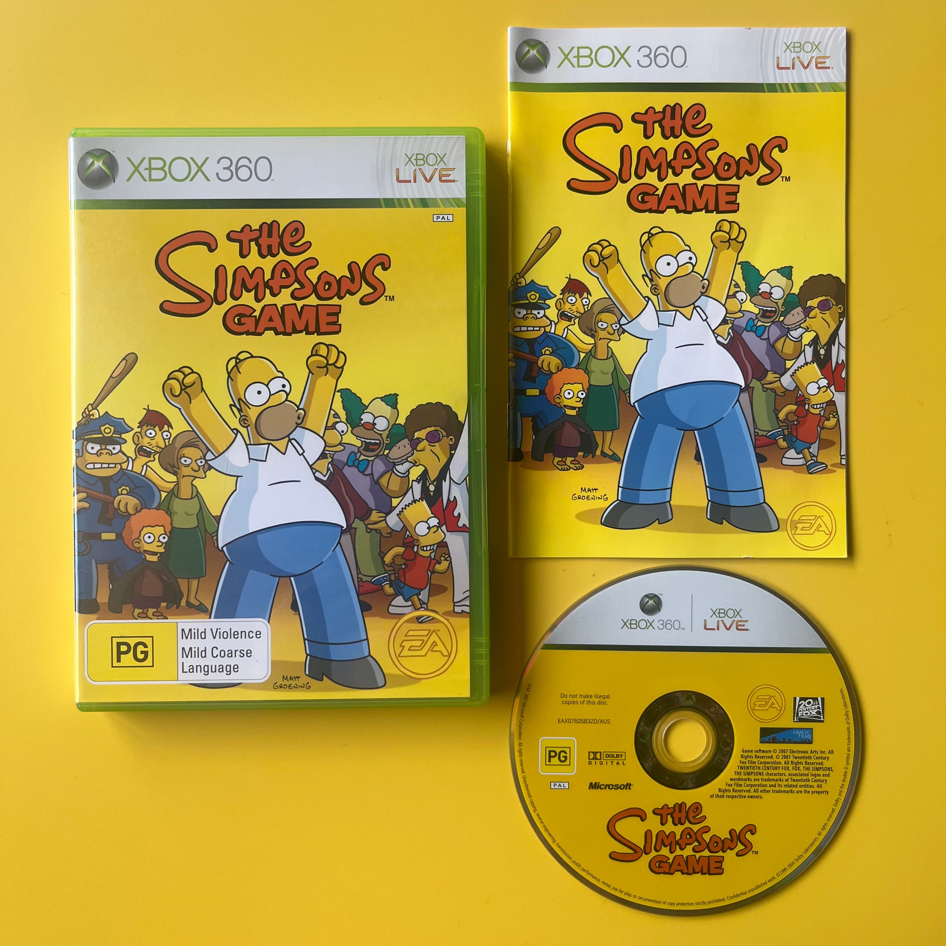 Xbox 360 - The Simpson&#39;s Game