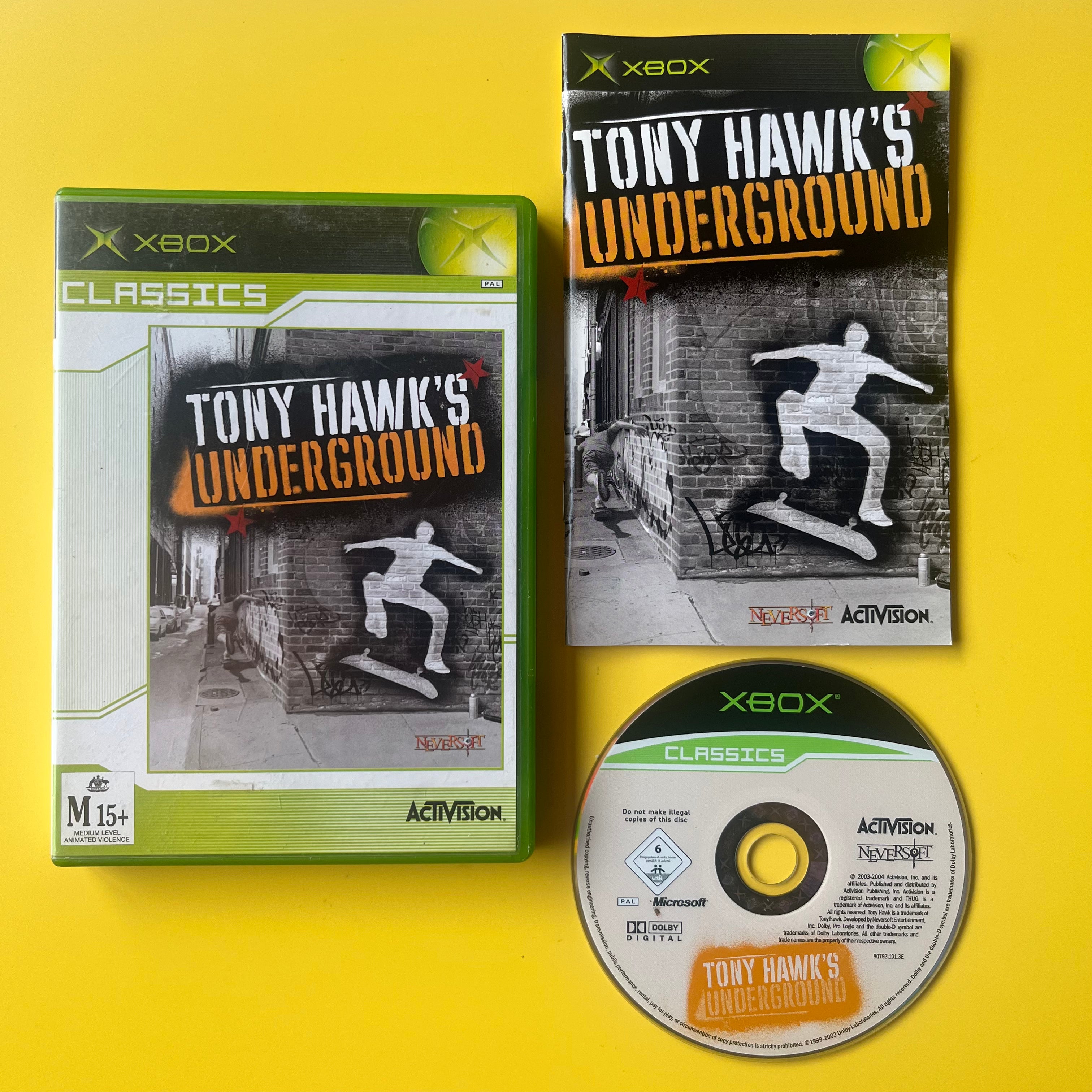 Xbox - Tony Hawk&#39;s Underground - Classics