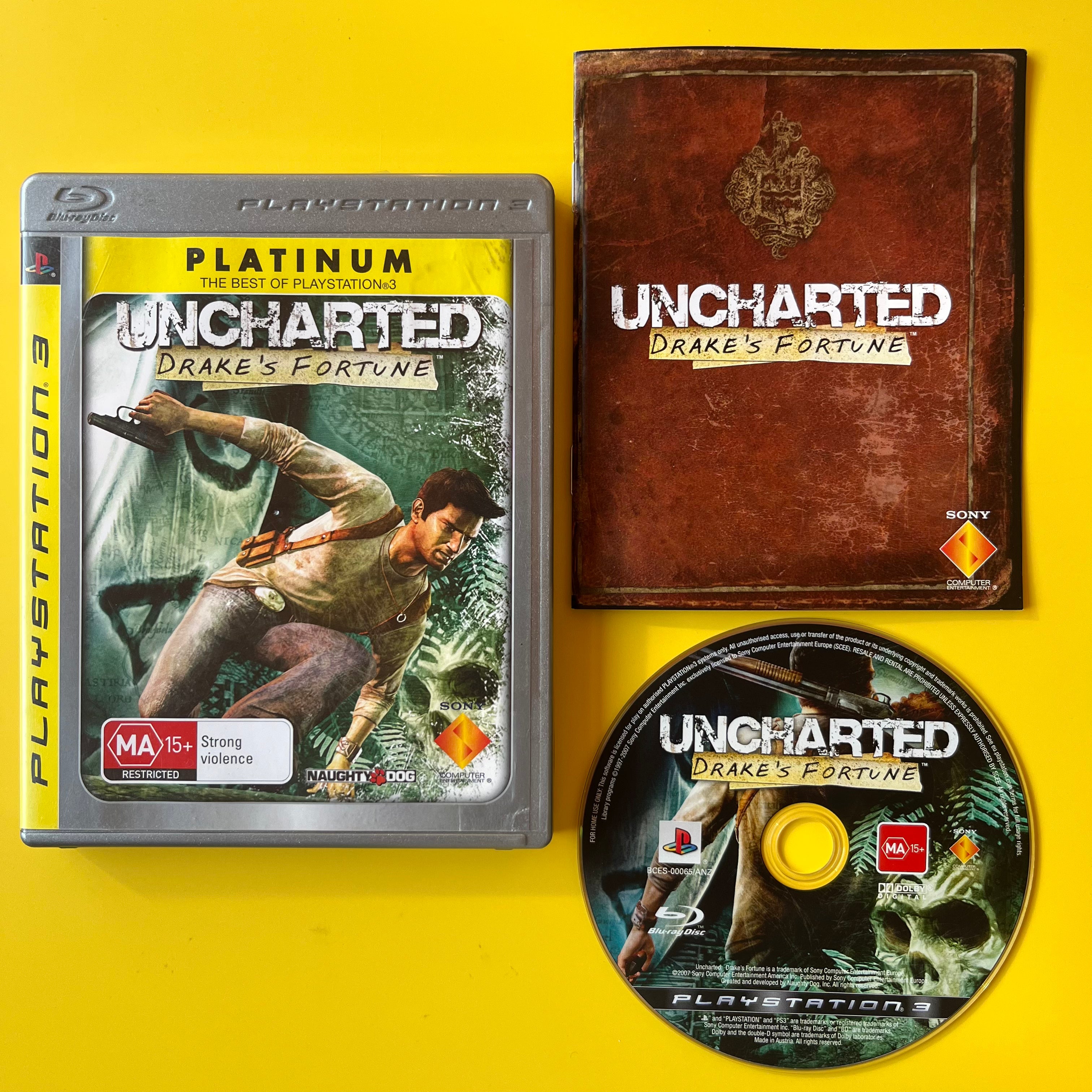 PS3 - Uncharted Drake’s Fortune - Platinum