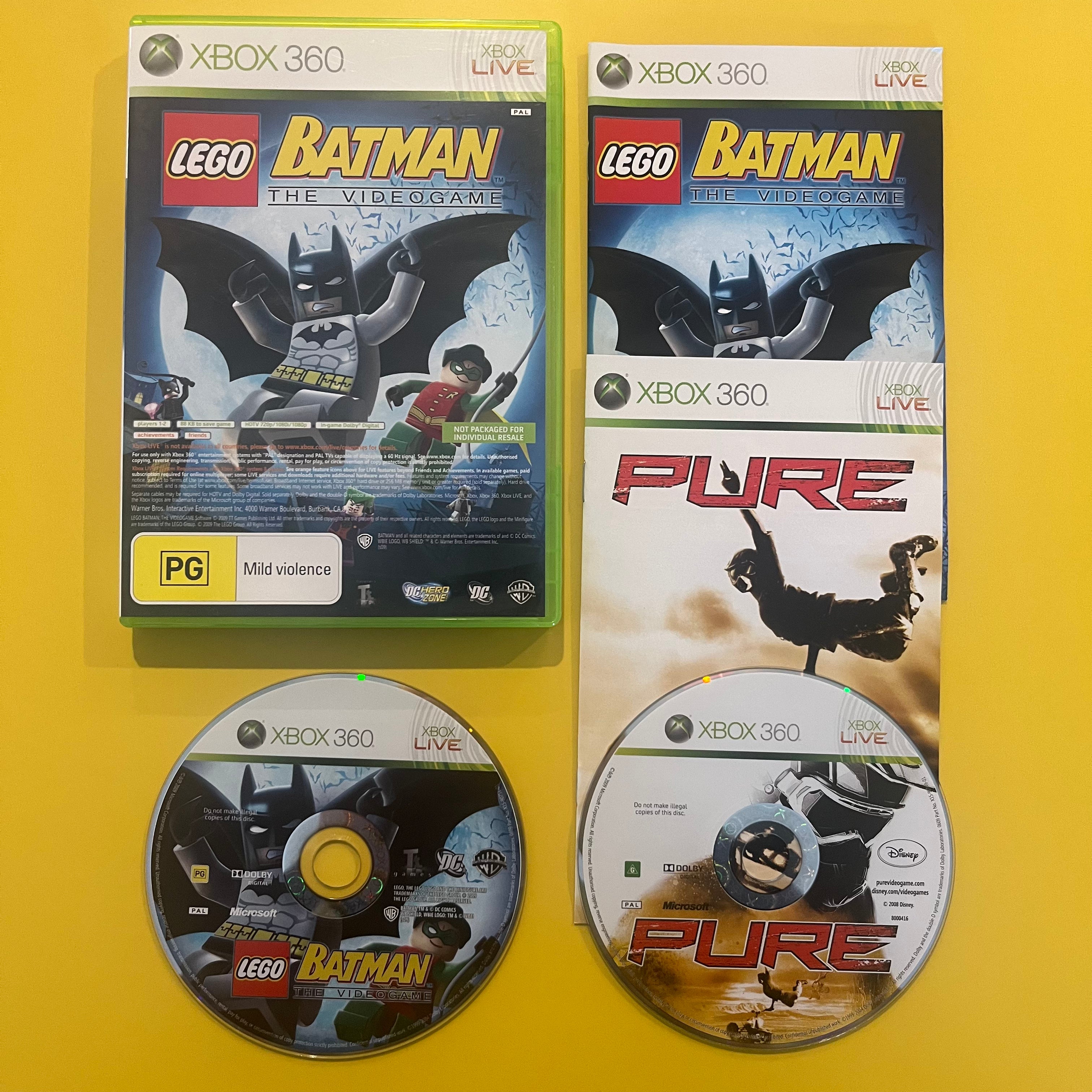 Xbox 360 - Lego Batman The Video Game + Pure