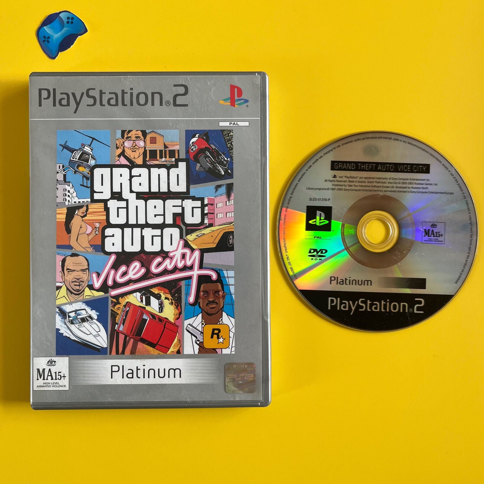 PS2 - Grand Theft Auto Vice City - Platinum